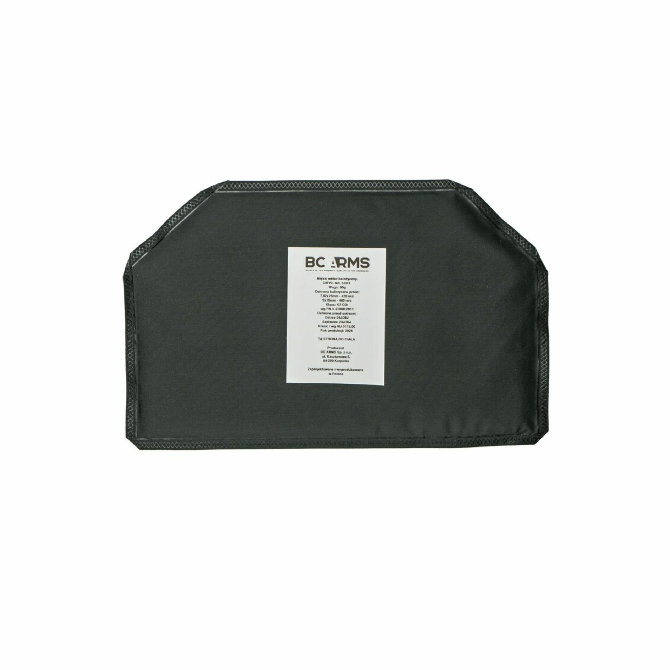 Dangler K1 - panel balistyczny do kamizelek CIBV2 MIL